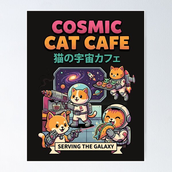 Item preview, Stellar Whiskers: The Galactic Gastropub designed and sold by AwesomeBeyondLimits.