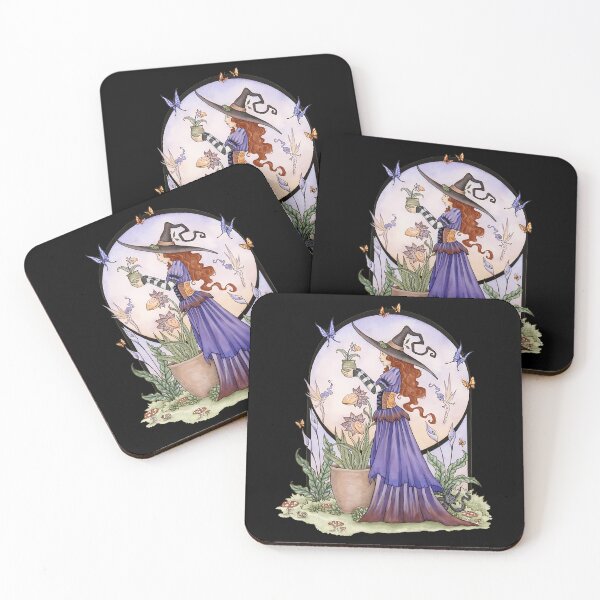 Item preview, Witch’s Garden Mushroom Fantasy Illustration designed and sold by folgersolarzj.