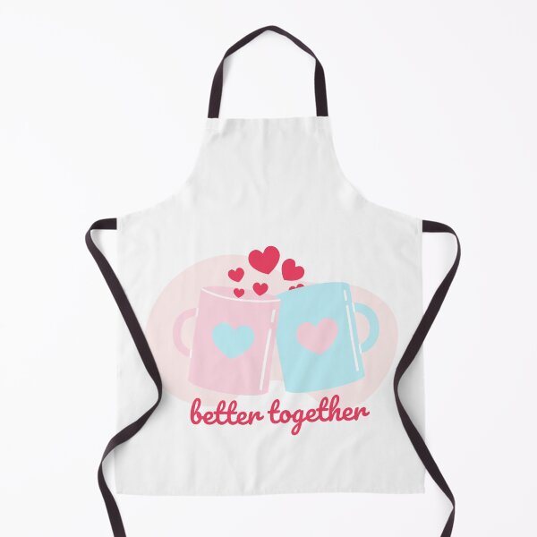 Item preview, Better Together — Cute Mug & Heart Illustration designed and sold by MinimalMotif.