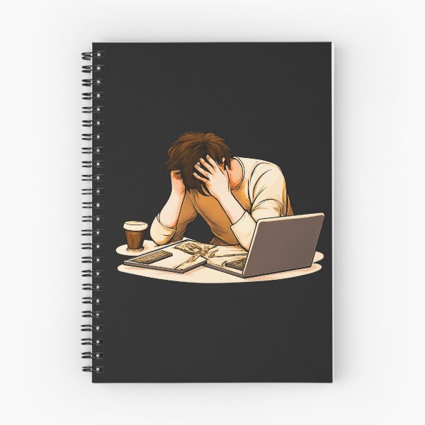 Item preview, Daily Life Exhaustion – Realistic Digital Overload Illustration designed and sold by AdicretorDesign.