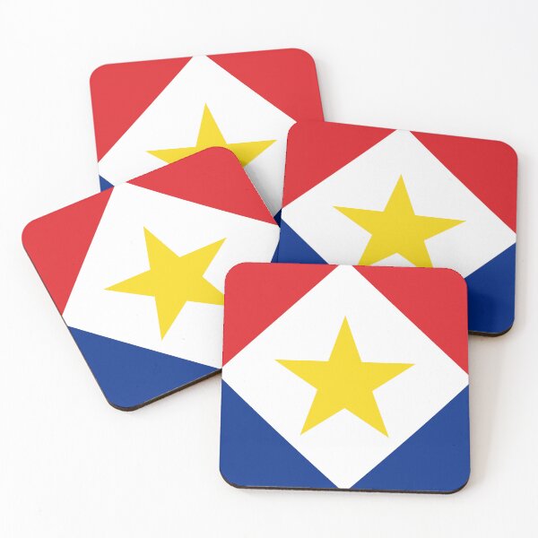 Item preview, Saba Flag Clean Modern Design designed and sold by NTGUILTY.