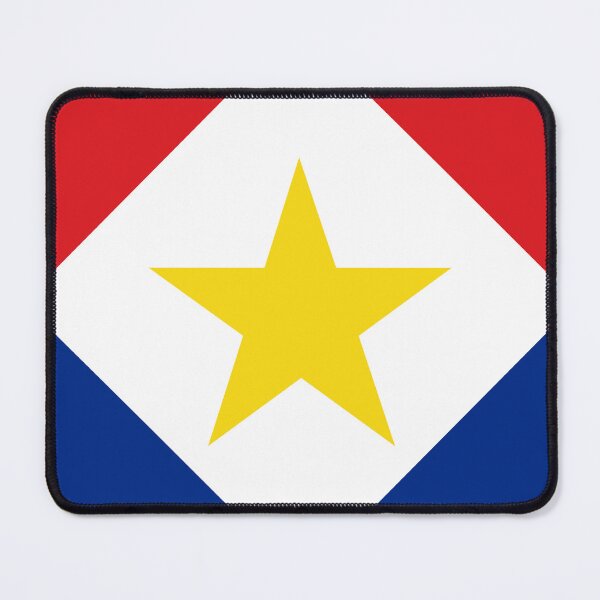 Item preview, Saba Flag Clean Modern Design designed and sold by NTGUILTY.