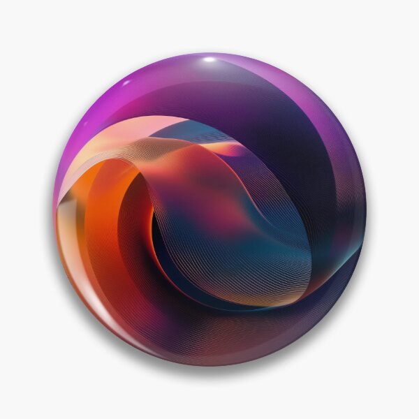 Item preview, Cosmic Frequency: Colorful 3D Abstract Spherical designed and sold by AM-Fine-Designs.