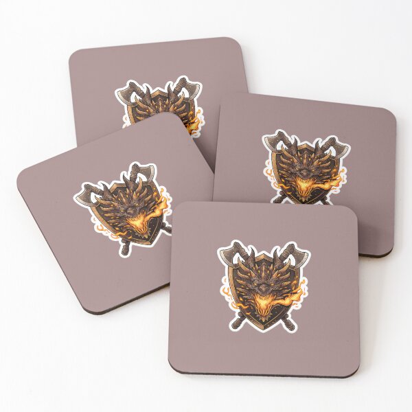 Item preview, Fire Dragon Shield Sticker | Fantasy Warrior Dragon Vinyl Decal designed and sold by RevieusaR.