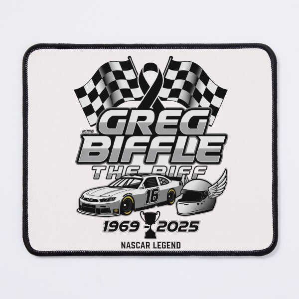 Item preview, Greg Biffle The Biff 1969-2025 | NASCAR Legend Memorial Tribute Tee designed and sold by GeniePixel.