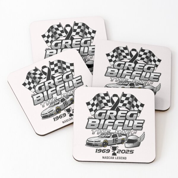 Item preview,  Greg Biffle The Biff 1969-2025 | NASCAR Legend Memorial Tribute Tee designed and sold by GeniePixel.
