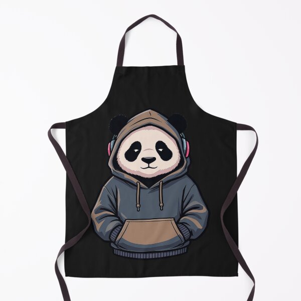 Item preview, Calm Hoodie Panda – Relaxed Minimal Streetwear Cartoon designed and sold by ColorSplash123.