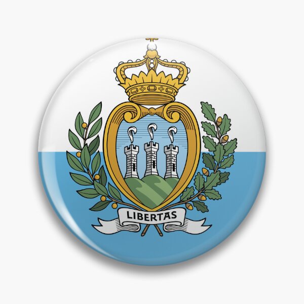 Item preview, San Marino National Flag Clean Design designed and sold by NTGUILTY.
