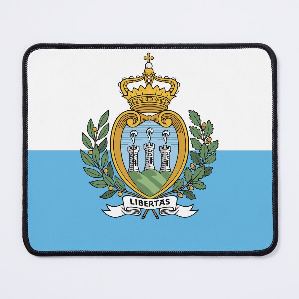 Item preview, San Marino National Flag Clean Design designed and sold by NTGUILTY.