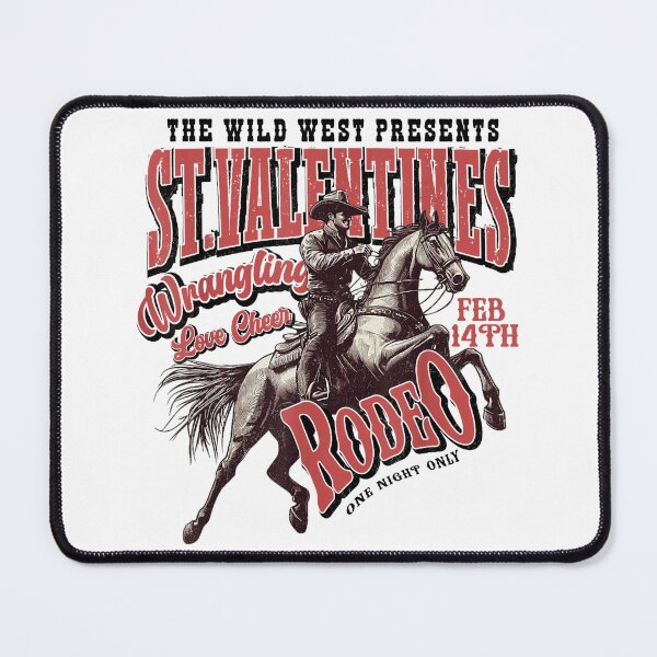 Item preview, Western Valentine Rodeo Poster designed and sold by najaks.