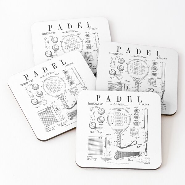 Item preview, Padel Tennis Player Funny Vintage Patent Sport Players designed and sold by GrandeDuc.