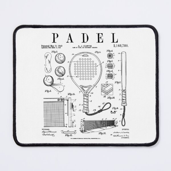 Item preview, Padel Tennis Player Funny Vintage Patent Sport Players designed and sold by GrandeDuc.