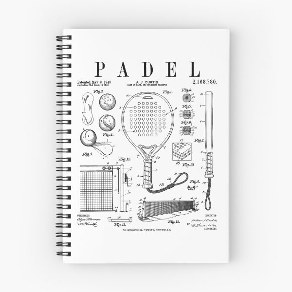 Item preview, Padel Tennis Player Funny Vintage Patent Sport Players designed and sold by GrandeDuc.