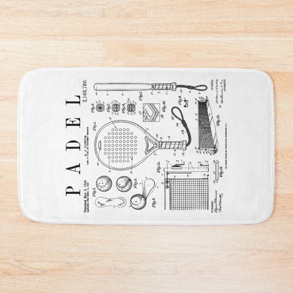 Item preview, Padel Tennis Player Funny Vintage Patent Sport Players designed and sold by GrandeDuc.