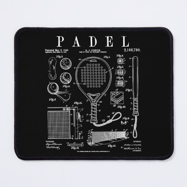 Item preview, Padel Tennis Player Funny Vintage Patent Sport Players designed and sold by GrandeDuc.