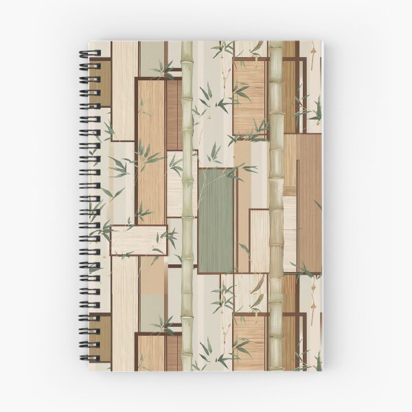 Item preview, Japandi Seamless Pattern – Minimalist Japanese Bamboo Neutral Design designed and sold by Tamas Das.