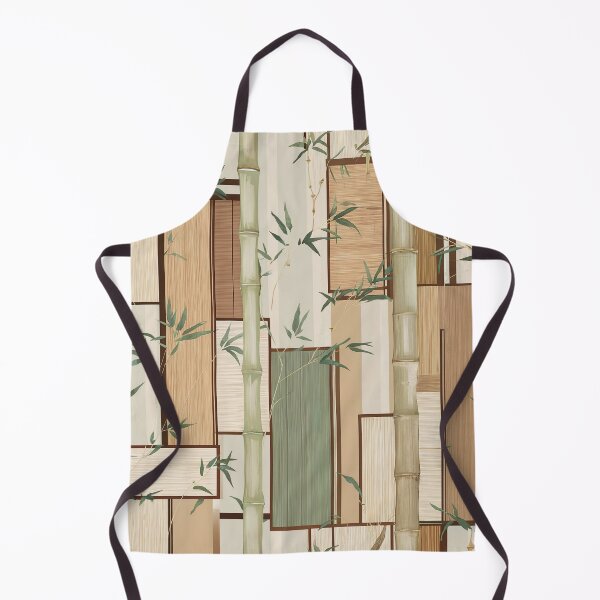 Item preview, Japandi Seamless Pattern – Minimalist Japanese Bamboo Neutral Design designed and sold by Tamas Das.