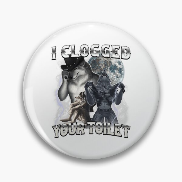 Item preview, I Clogged Your Toilet Wolf designed and sold by cerima.