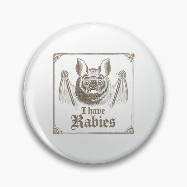 Item preview, I Have Rabies Bat Vintage designed and sold by cerima.