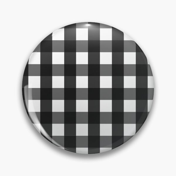 Item preview, Classic Black and White Gingham Plaid Pattern designed and sold by Peanxtsv.