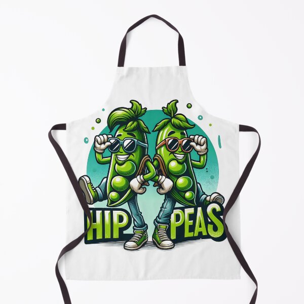 Item preview, Cool Peas High Five Cartoon Vector Design designed and sold by LunaPixelStudio.