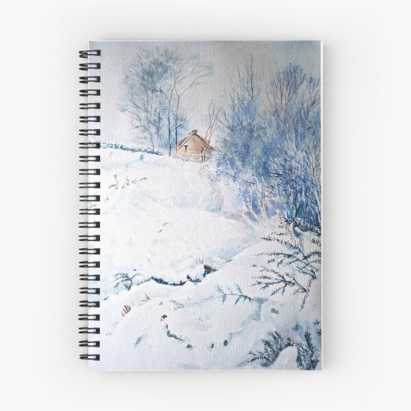 Item preview, Snowy Cottage - pretty winter snow scape designed and sold by LittleLiz.