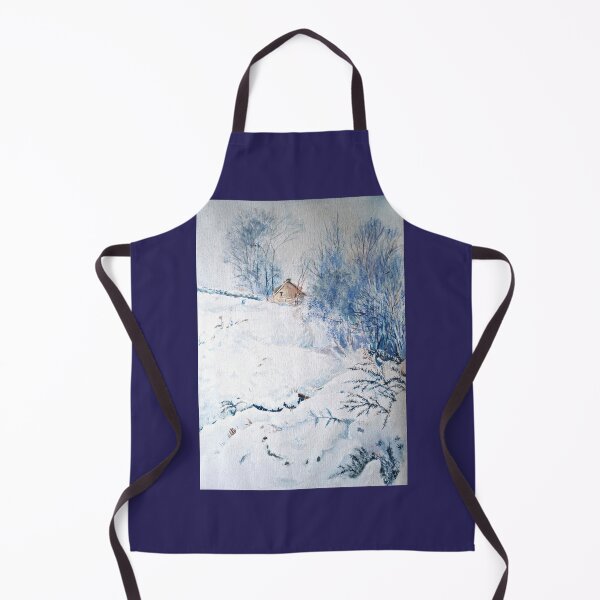 Item preview, Snowy Cottage - pretty winter snow scape designed and sold by LittleLiz.
