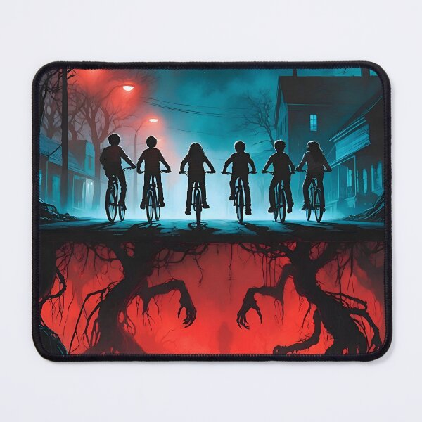 Item preview, Upside Down Ride – Retro Stranger Vibes Poster designed and sold by DanielBDesigns.