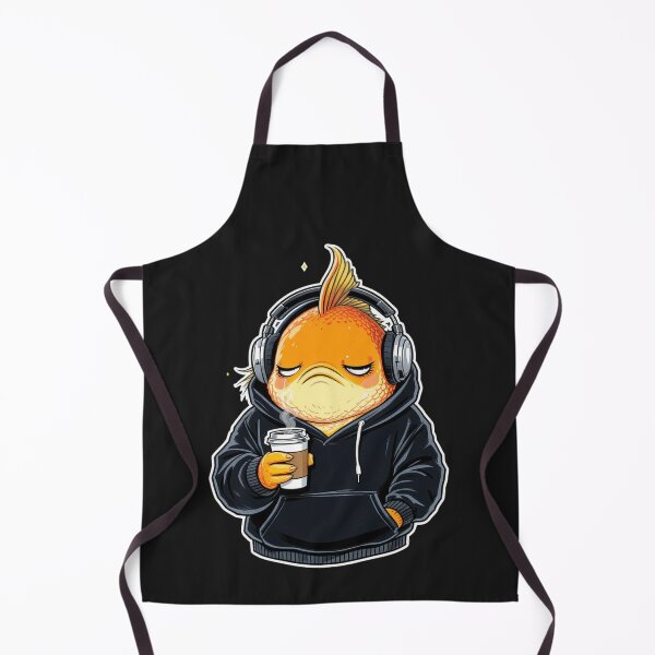 Item preview, Goldfish Coffee Lover – Sleepy Hoodie Cartoon designed and sold by ColorSplash123.