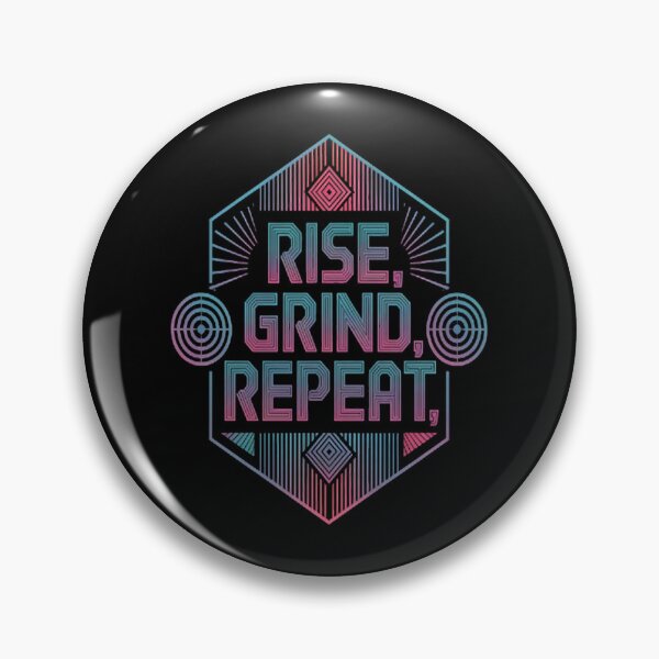 Item preview, Modern Motivational Typography – Rise. Grind. Repeat designed and sold by NicolaMail.