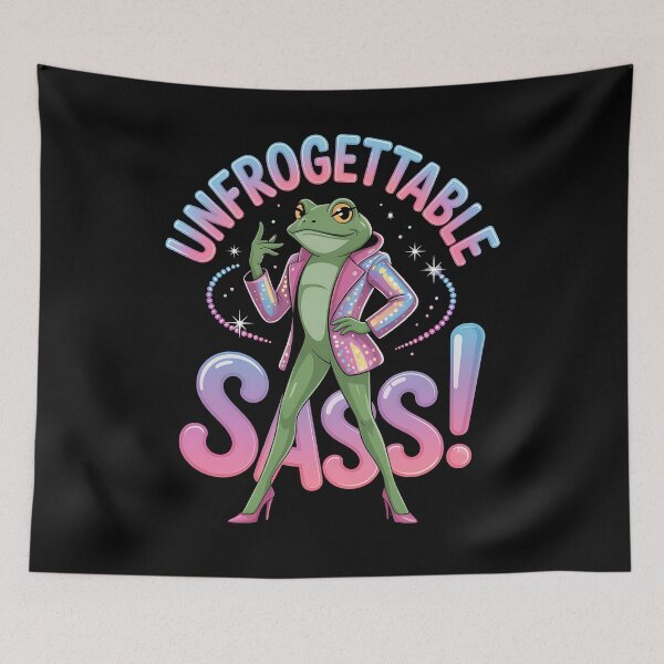 Item preview, Frogcore - frog aesthetic - weird frog - cute frog humor - frogs are friends - surreal frog - absurd humor - random animals - fantasy frog - cute monster - magical frog - frog wizard designed and sold by JansenGS.