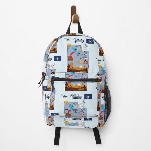 Item preview, Utah Adventure, The Ultimate State Landmarks & Nature Collage designed and sold by mashmosh.