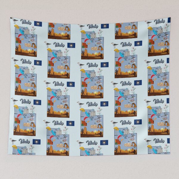 Item preview, Utah Adventure, The Ultimate State Landmarks & Nature Collage designed and sold by mashmosh.