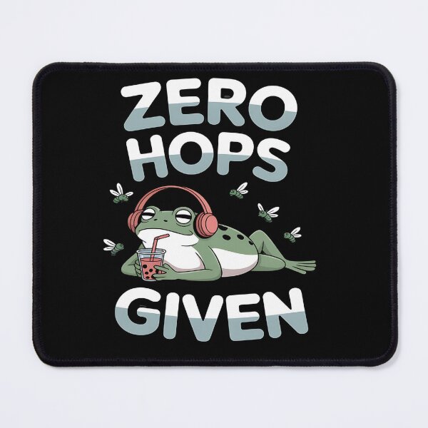 Item preview, grumpy frog - antisocial animal - zero hops given - lazy mood - funny introvert frog - frog bard - druid frog - rogue frog - fantasy parody - coffee frog - frog at work - relatable frog designed and sold by JansenGS.