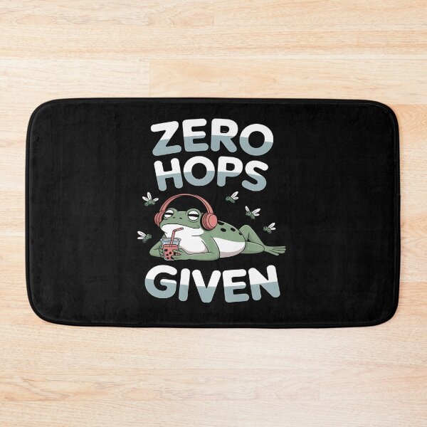 Item preview, grumpy frog - antisocial animal - zero hops given - lazy mood - funny introvert frog - frog bard - druid frog - rogue frog - fantasy parody - coffee frog - frog at work - relatable frog designed and sold by JansenGS.