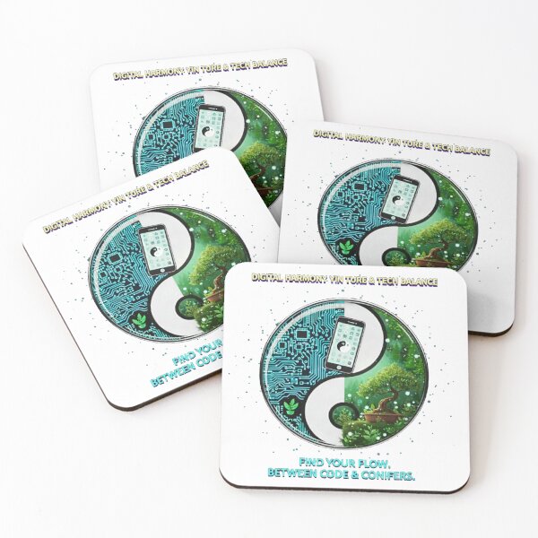 Item preview, Balance is my Source Code – Cybernetic Zen Mind designed and sold by Shift-Bloom.