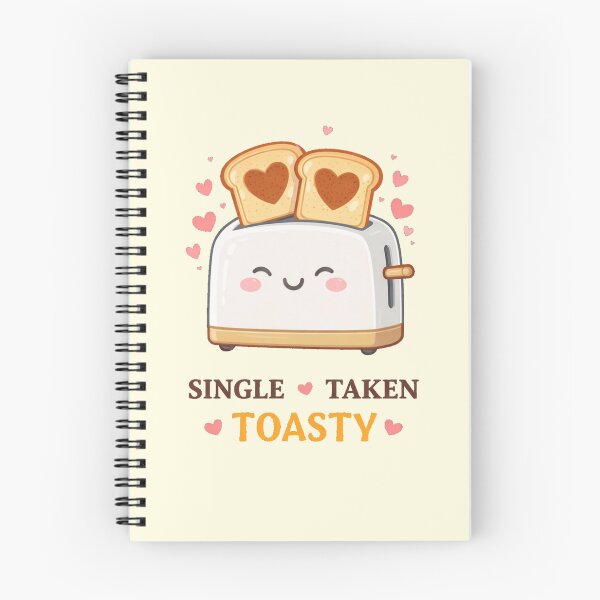 Item preview, Single Taken Toasty – Funny Galentine's Day Toast Pun designed and sold by PunchDrop.