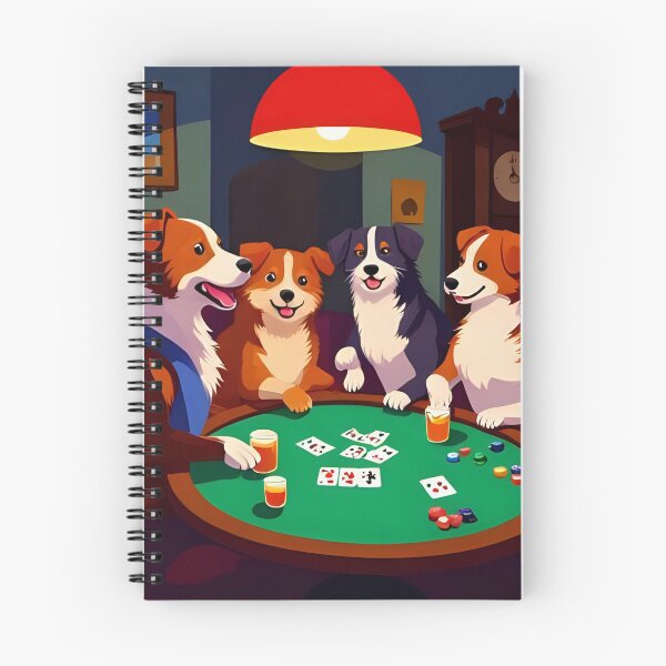 Item preview, Dogs Playing Cards Dog in Poker Game Cute Dog Gambling Dog Winning At Cards Poker Game designed and sold by bestggraphico.