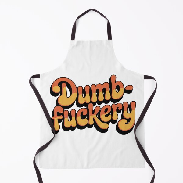 Item preview, DUMB FUCKERY – Retro Orange Bubble Typography Funny Quote designed and sold by Dospart.