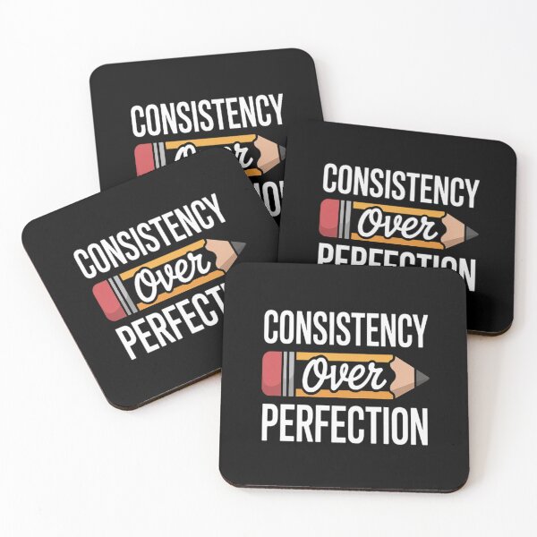Item preview, Motivational Consistency Over Perfection For Back To School designed and sold by NicolaMail.