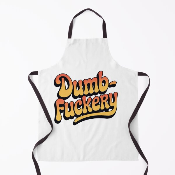 Item preview, DUMB FUCKERY – Retro Orange Bubble Typography Funny Quote designed and sold by Dospart.