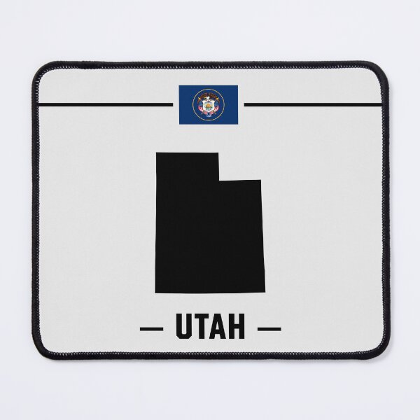 Item preview, Utah State Pride - Minimalist Map & Flag Design designed and sold by mashmosh.