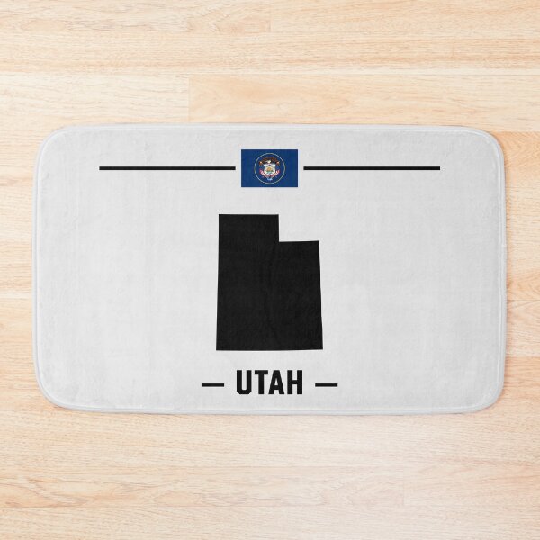 Item preview, Utah State Pride - Minimalist Map & Flag Design designed and sold by mashmosh.