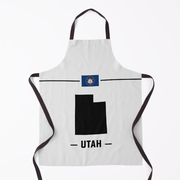 Item preview, Utah State Pride - Minimalist Map & Flag Design designed and sold by mashmosh.