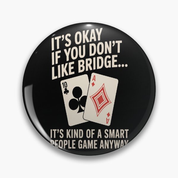 Item preview, Bridge - Bridge Card Game Smart People designed and sold by TheRetroStyle.