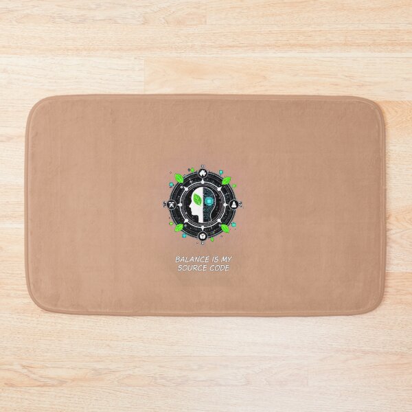 Item preview, Balance is my Source Code - Cyber Zen Head designed and sold by Shift-Bloom.