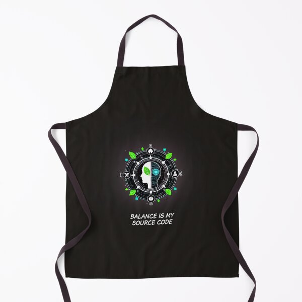 Item preview, Balance is my Source Code - Cyber Zen Head designed and sold by Shift-Bloom.