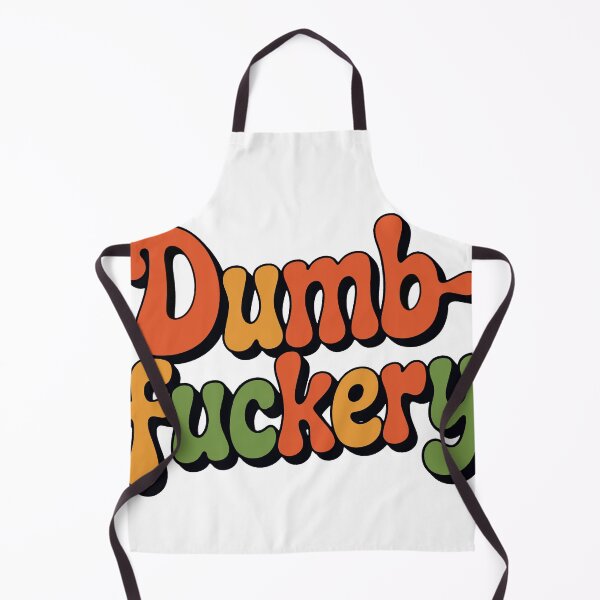 Item preview, DUMB FUCKERY – Retro Orange Bubble Typography Funny Quote designed and sold by Dospart.
