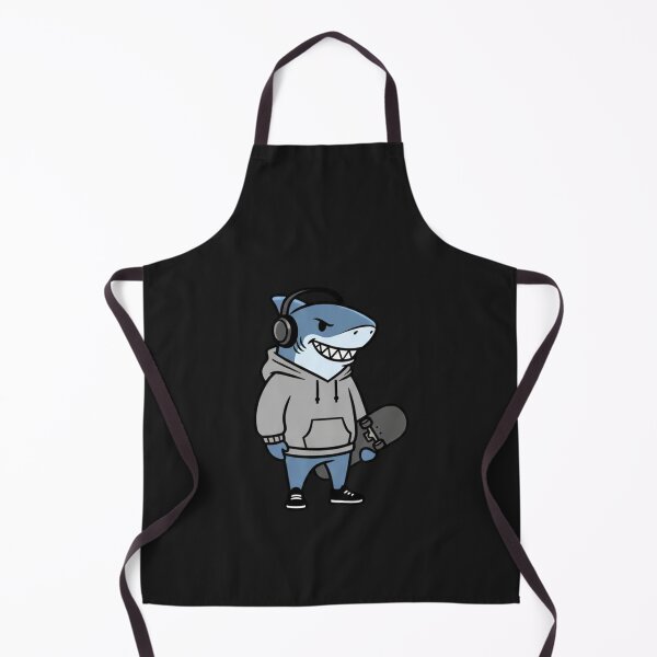 Item preview, Skateboarding Shark – Cool Hoodie Street Cartoon designed and sold by ColorSplash123.