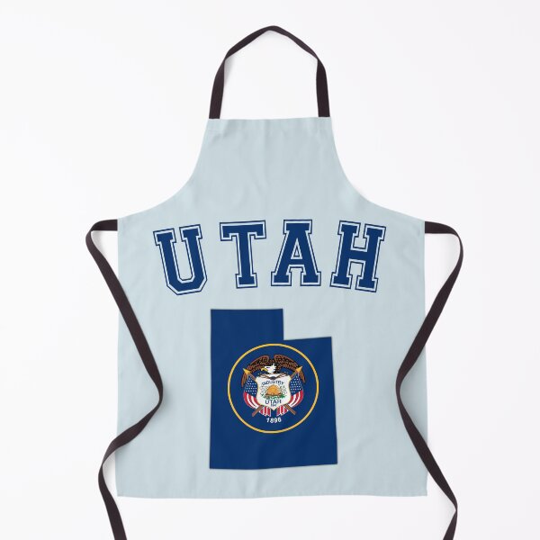Item preview, Utah State Flag & Outline - Vintage Collegiate Style designed and sold by mashmosh.